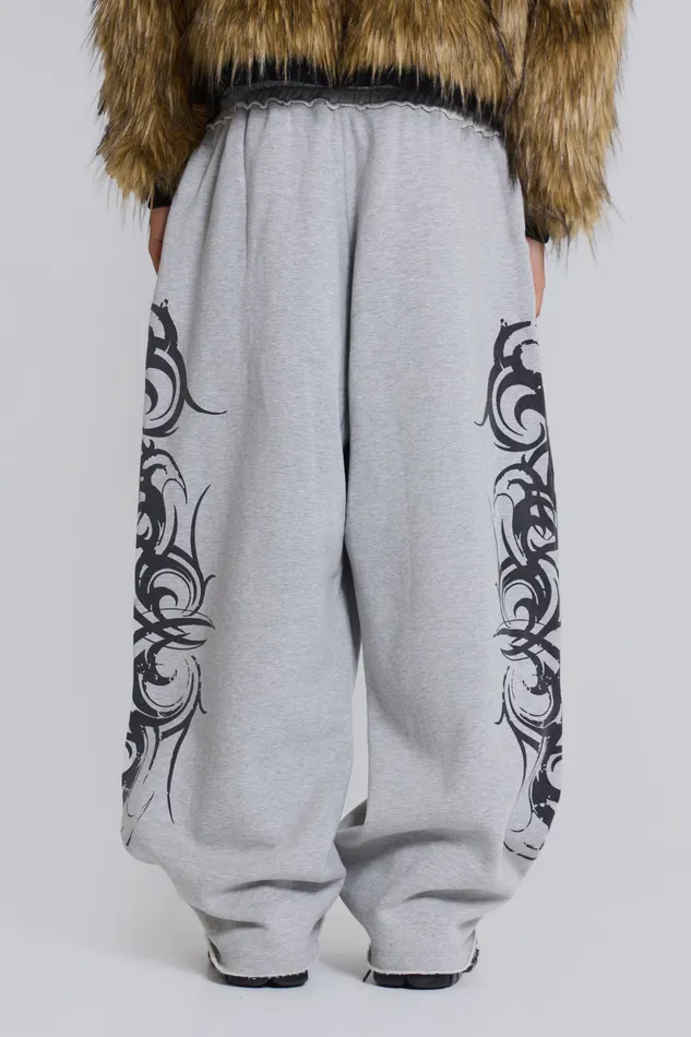 Loungewear Grey Blade Joggers 8211 Jaded London Men