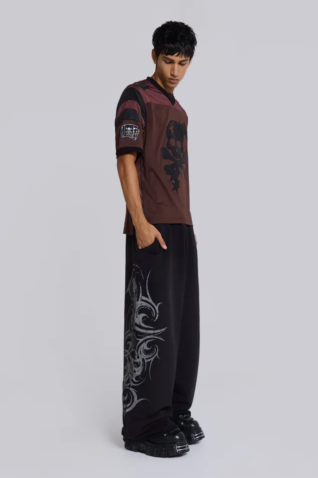 Loungewear Jaded London Men Black Blade Joggers