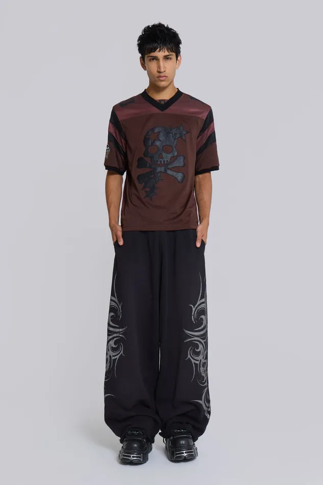 Loungewear Jaded London Men Black Blade Joggers