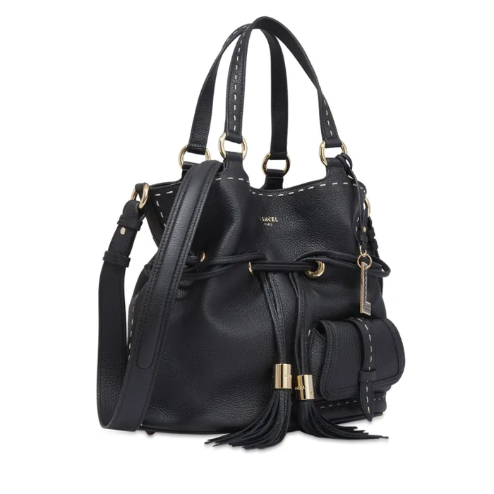 M Bucket Bag Black Women Lancel Hand Bags