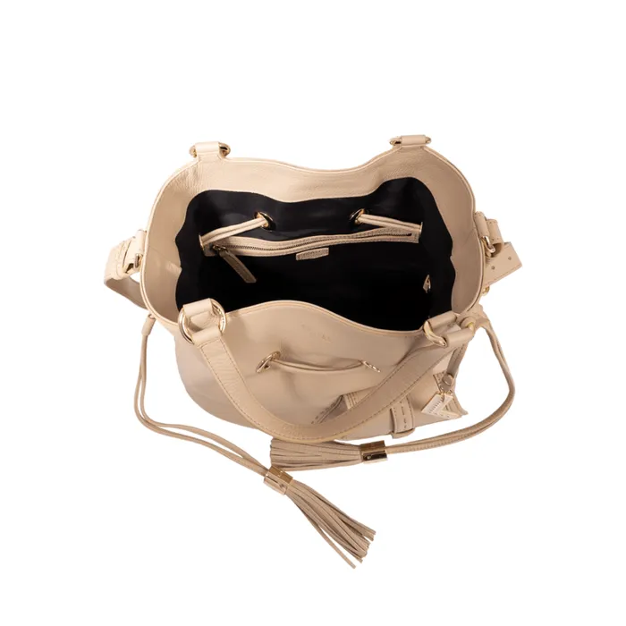 M Bucket Bag Cappuccinogold Women Lancel Shoulder Bags M Bucket Bag Cappuccinogold Women Lancel Shoulder Bags