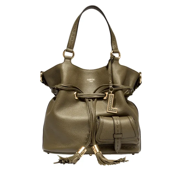 M Bucket Bag Dark Khakidark Khaki Women Lancel Shoulder Bags