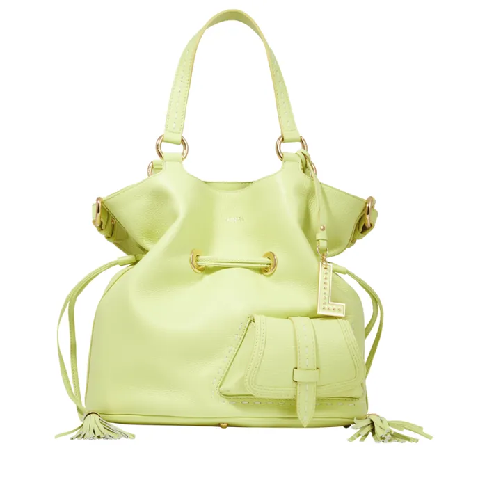 M Bucket Bag Lime Women Lancel Hand Bags