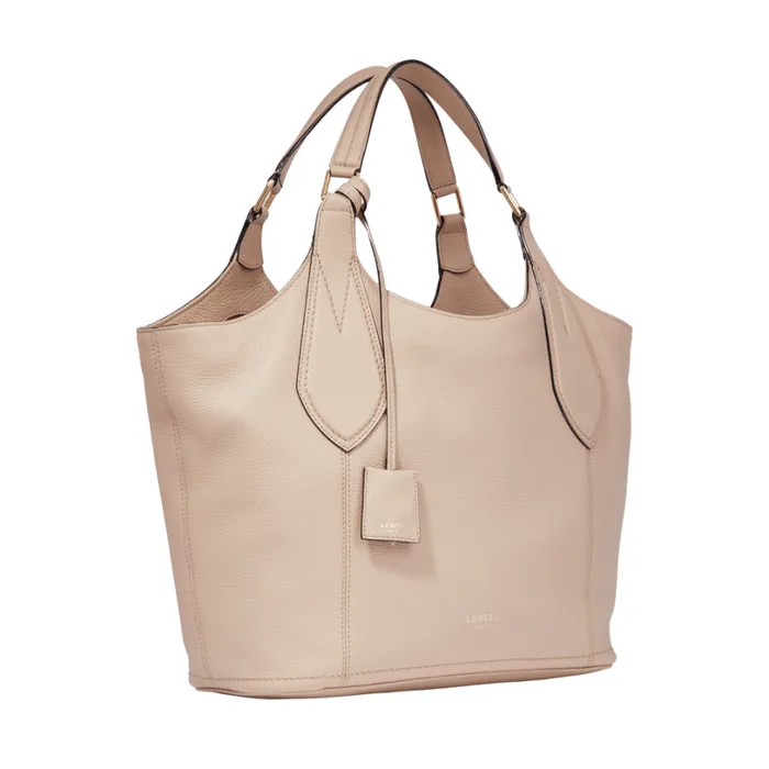 M EW Soft Shopper Cappuccino Women Lancel Shoulder Bags