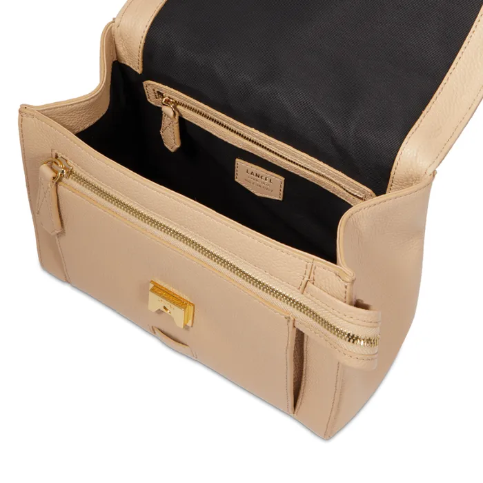 M Flap Bag Cappuccinogold Women Lancel Shoulder Bags M Flap Bag Cappuccinogold Women Lancel Shoulder Bags