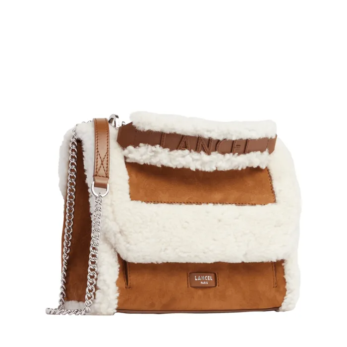 M Flap Bag Chestnut Women Lancel Cross Body Bags M Flap Bag Chestnut Women Lancel Cross Body Bags