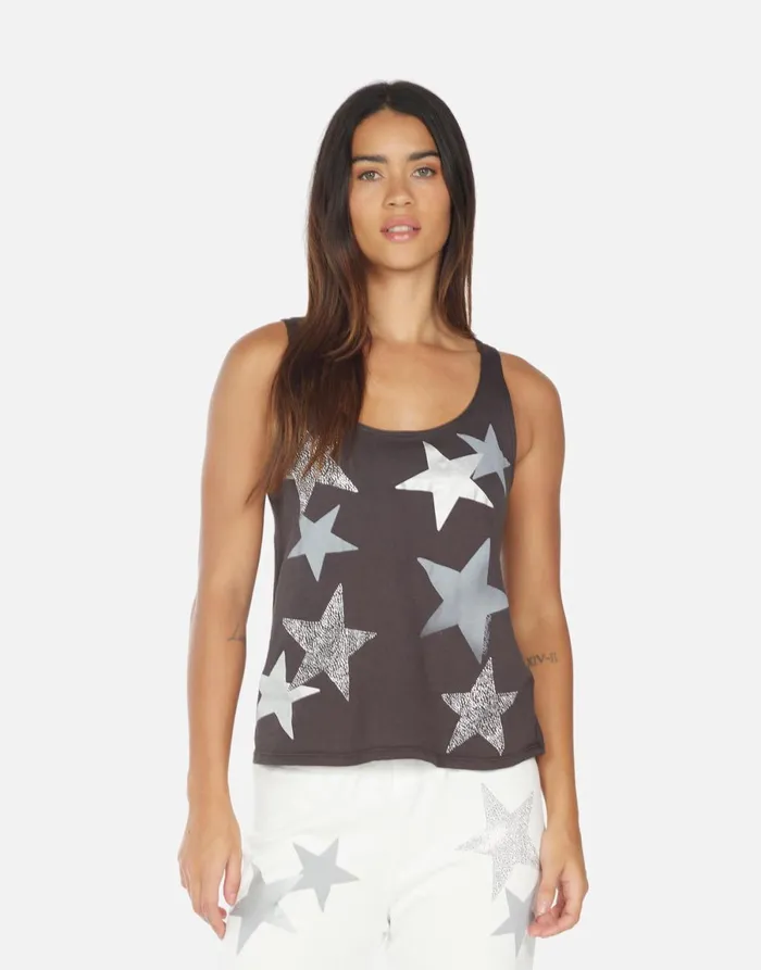 Maisie Crystal Multi Stars Onyx Women039s Lauren Moshi Tanks