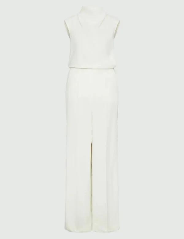Marella Dresses Women Crepe Jumpsuit Wool White