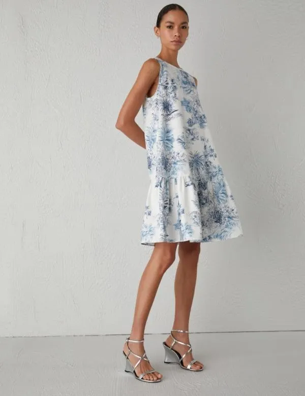 Marella Dresses Women Flounce Dress Ice
