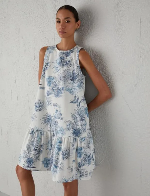 Marella Dresses Women Flounce Dress Ice