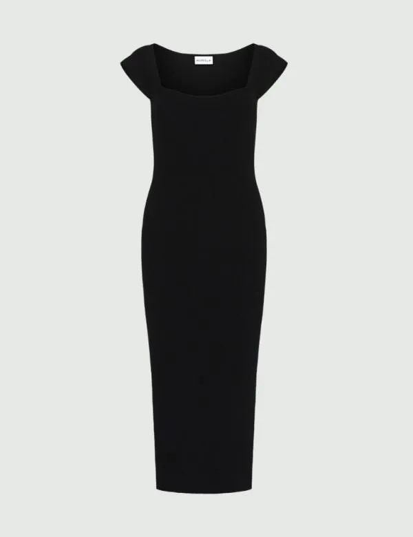 Marella Dresses Women Knit Dress Black