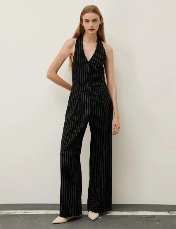 Marella Dresses Women Linenblend Jumpsuit Black
