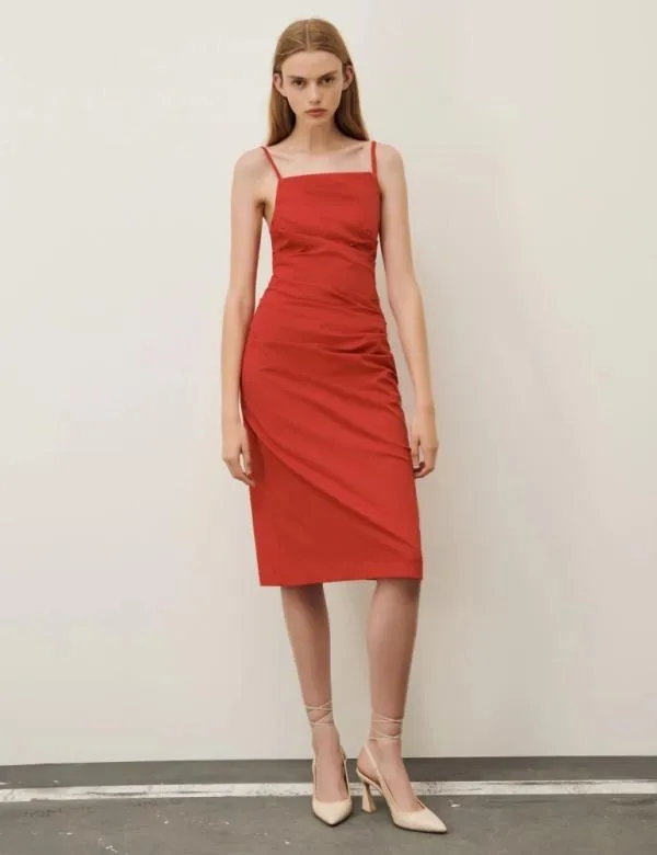 Marella Dresses Women Slimfit Dress Red