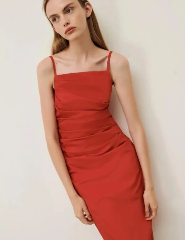 Marella Dresses Women Slimfit Dress Red