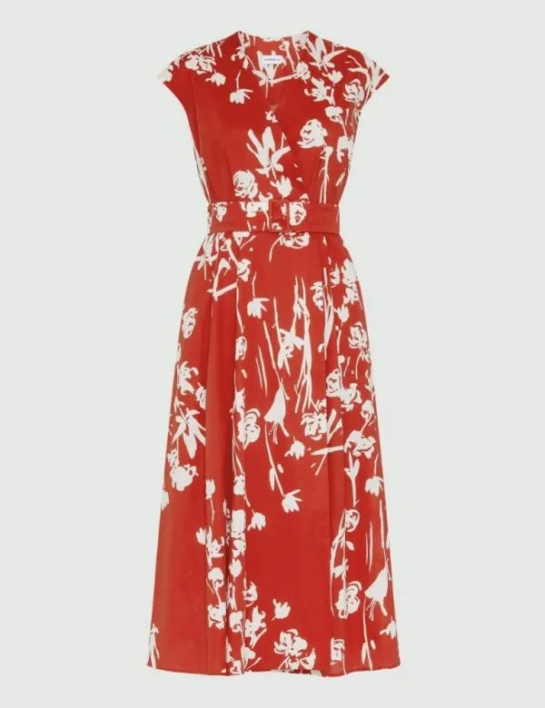 Marella Dresses Women Wrap Dress Red