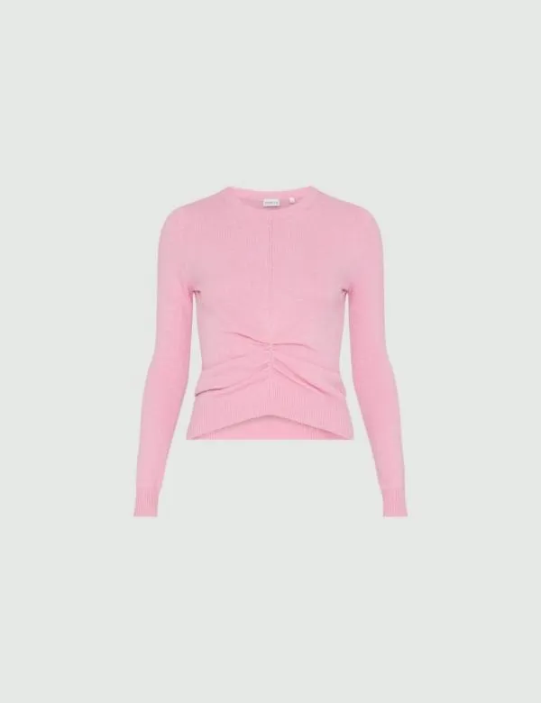 Marella Knitwear Women Gathered Sweater Pink