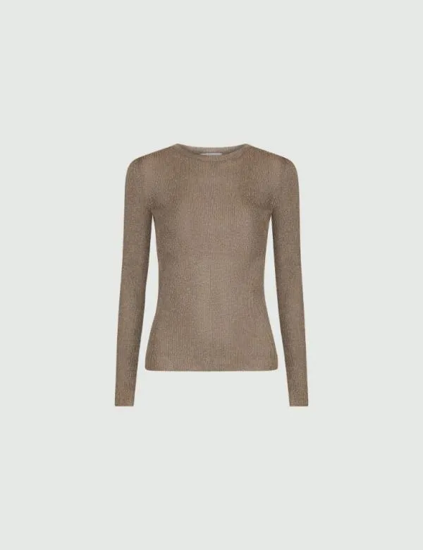 Marella Knitwear Women Lurex Sweater Sage