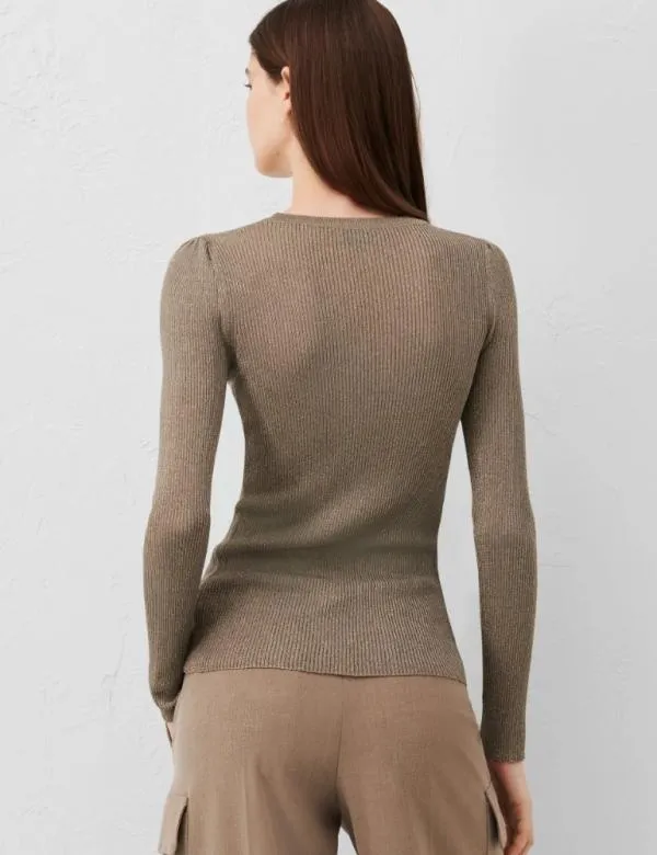 Marella Knitwear Women Lurex Sweater Sage