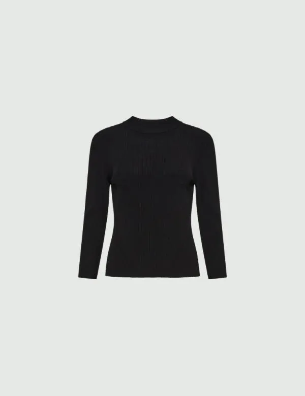 Marella Knitwear Women Slimfit Sweater Black