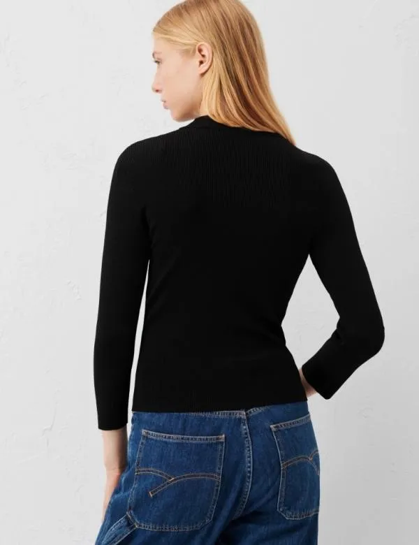 Marella Knitwear Women Slimfit Sweater Black