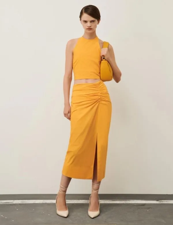 Marella Tops And TShirt Women Crop Top Orange