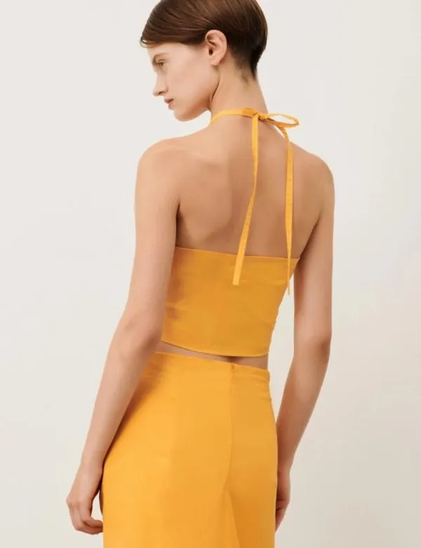 Marella Tops And TShirt Women Crop Top Orange