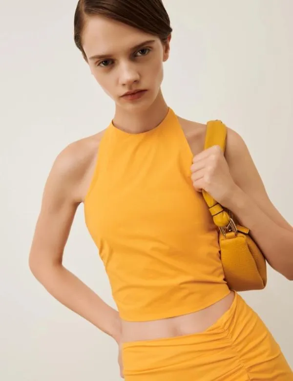 Marella Tops And TShirt Women Crop Top Orange
