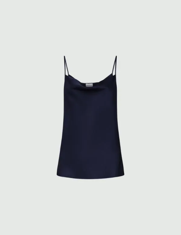 Marella Tops And TShirt Women Lingerielook Top Navy
