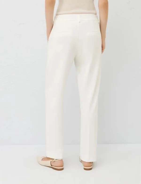 Marella Trousers Women Chino Trousers White