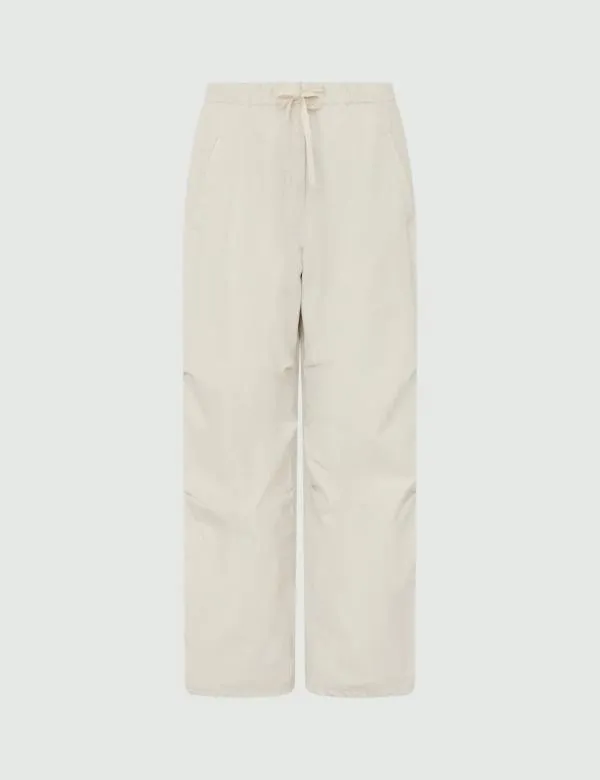 Marella Trousers Women Cotton Trousers Wool White