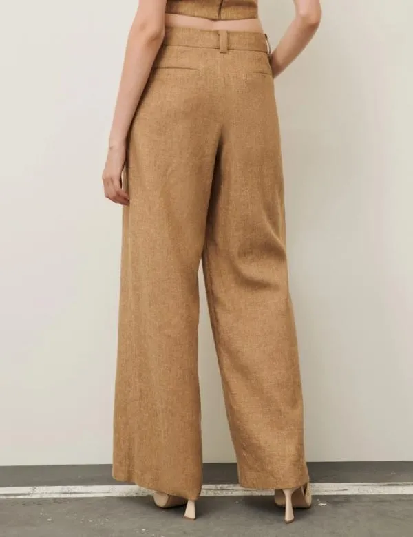 Marella Trousers Women Wideleg Trousers Beige