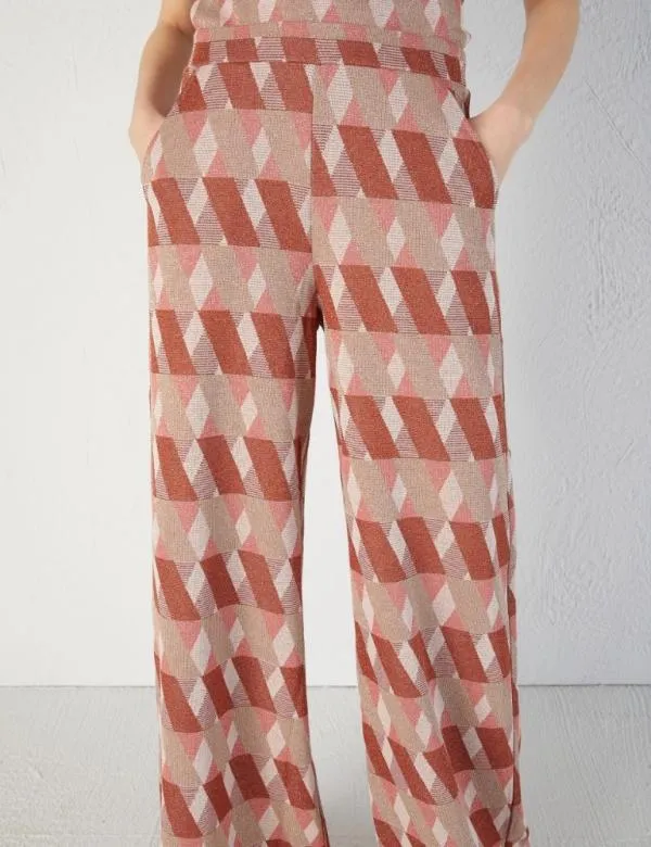 Marella Trousers Women Wideleg Trousers Rust