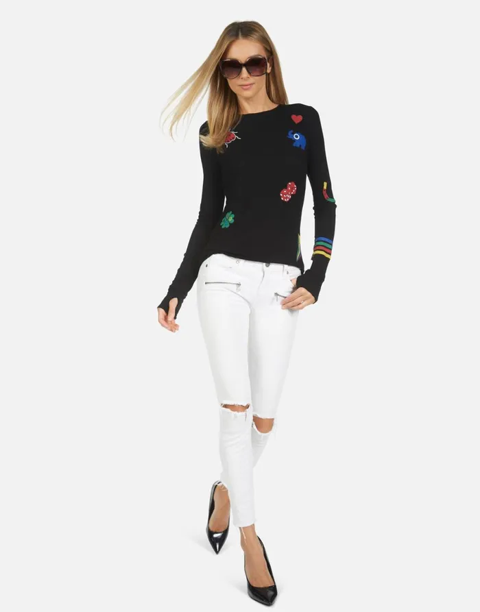 McKinley Lucky Elements Black Women039s Lauren Moshi Long Sleeve