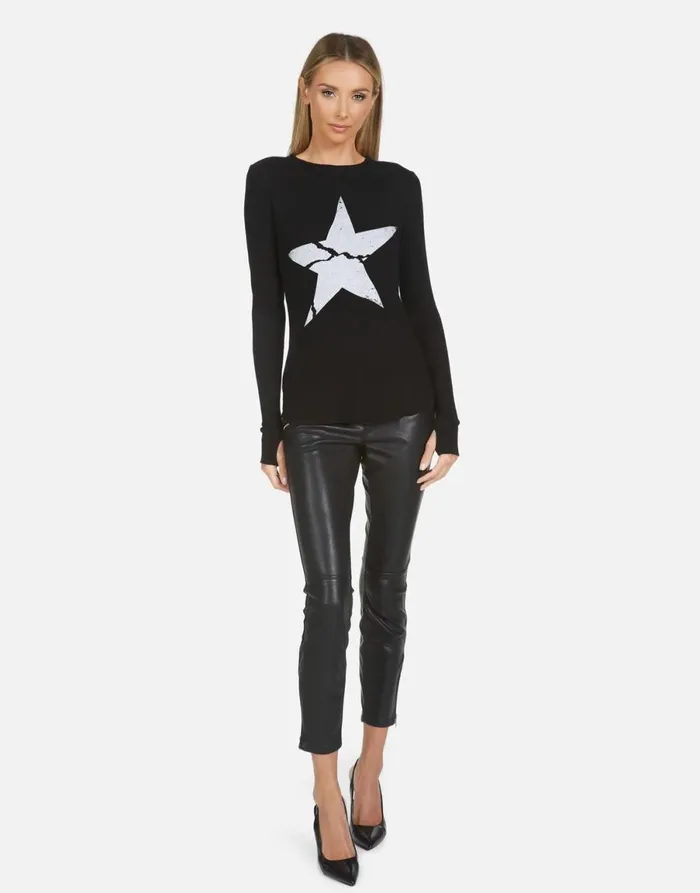 McKinley X Cracked Star Black Women039s Lauren Moshi Long Sleeve