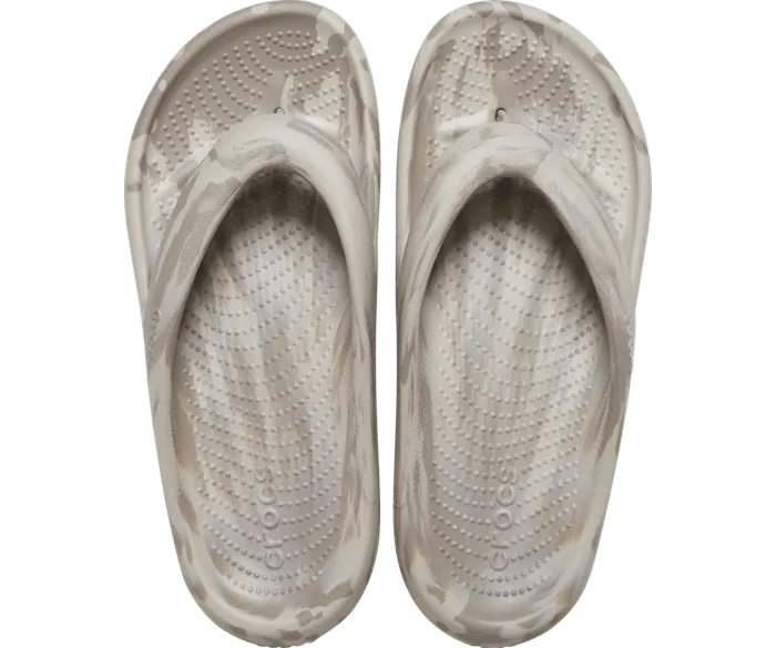 Mellow Marbled Recovery Flip Mushroom Cobblestone Men Crocs Sandals