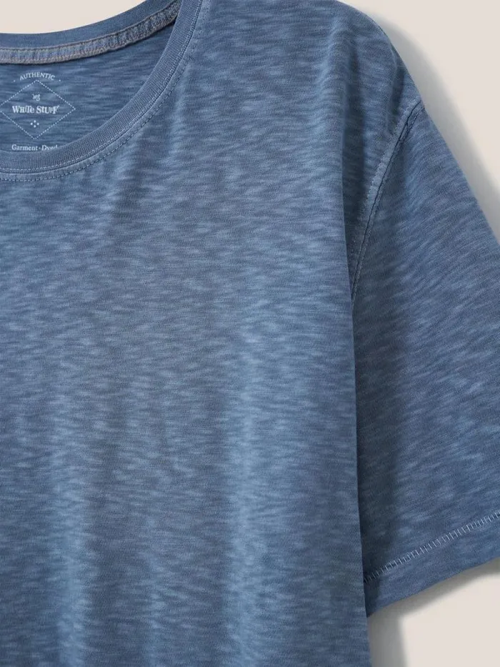 Men Abersoch Short Sleeve Tee Mid Blue White Stuff Loungewear