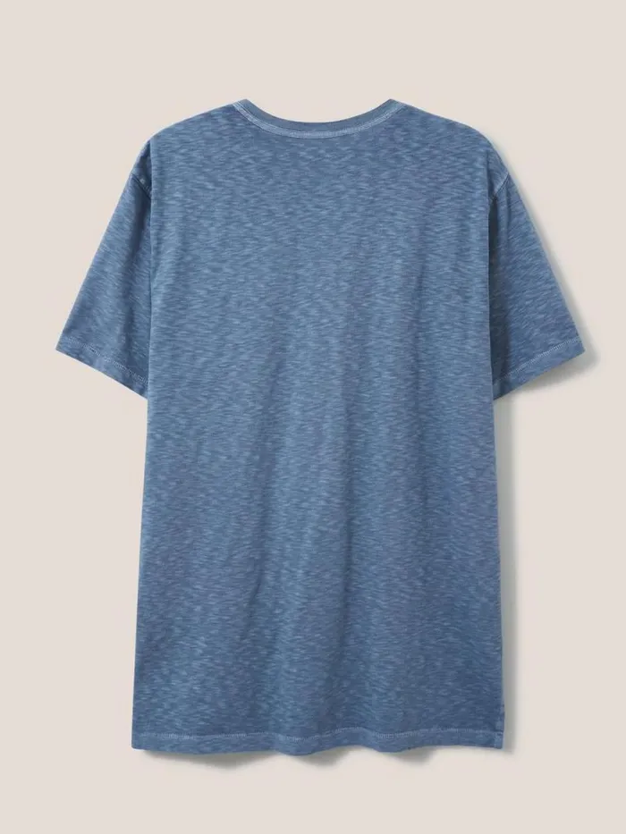 Men Abersoch Short Sleeve Tee Mid Blue White Stuff Loungewear