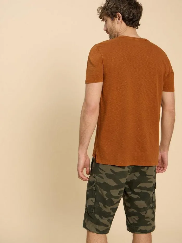 Men Abersoch Short Sleeve Tee Mid Tan White Stuff Loungewear