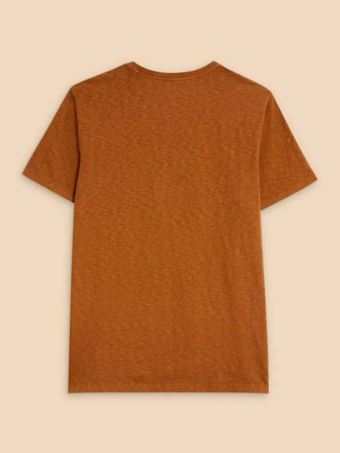Men Abersoch Short Sleeve Tee Mid Tan White Stuff Loungewear