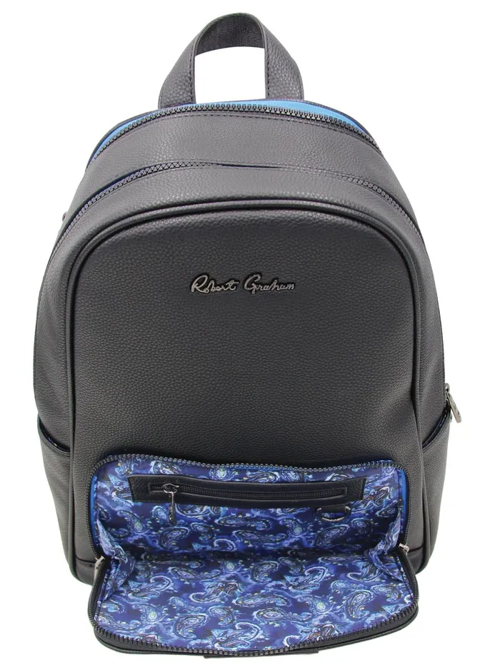 Men Bags and Wallets Robert Graham FREESTANDING BACKPACK Black