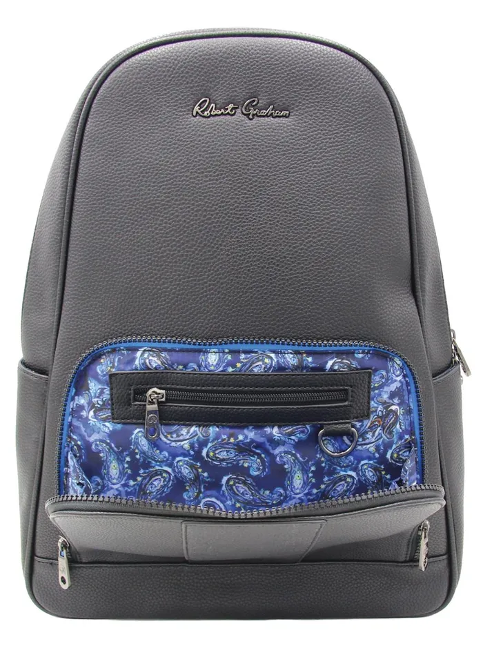 Men Bags and Wallets Robert Graham FREESTANDING BACKPACK Black