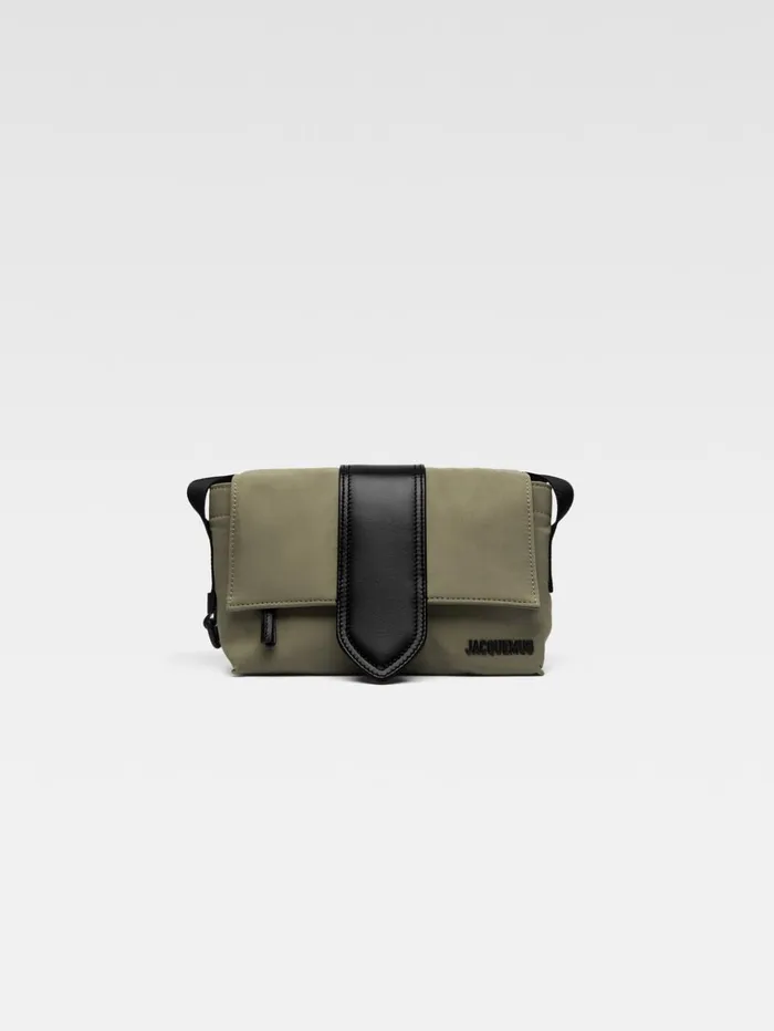 Men Bags JACQUEMUS The Small Bambino Messenger Bag Khaki
