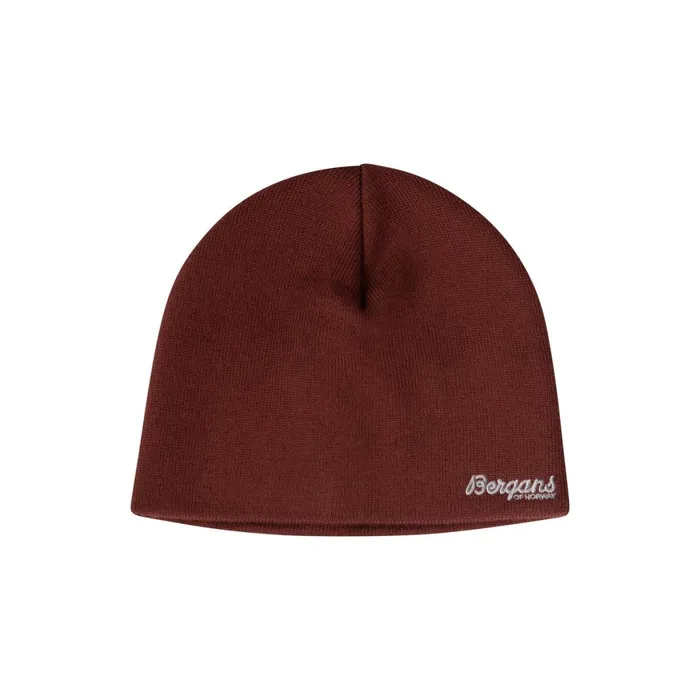 Men Bergans Of Norway Beanies And Caps Allround Warmest Merino Beanie Amarone Red