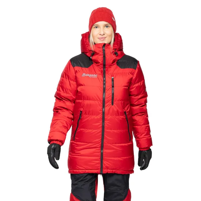 Men Bergans Of Norway Coats And Parkas Expedition Down Light Parka Red Black