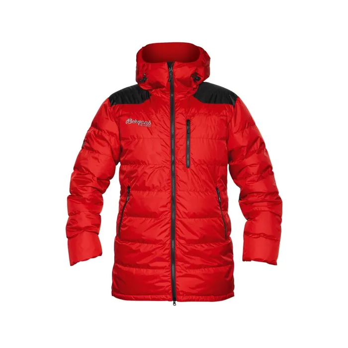 Men Bergans Of Norway Coats And Parkas Expedition Down Light Parka Red Black