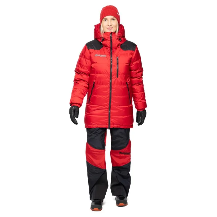 Men Bergans Of Norway Coats And Parkas Expedition Down Light Parka Red Black