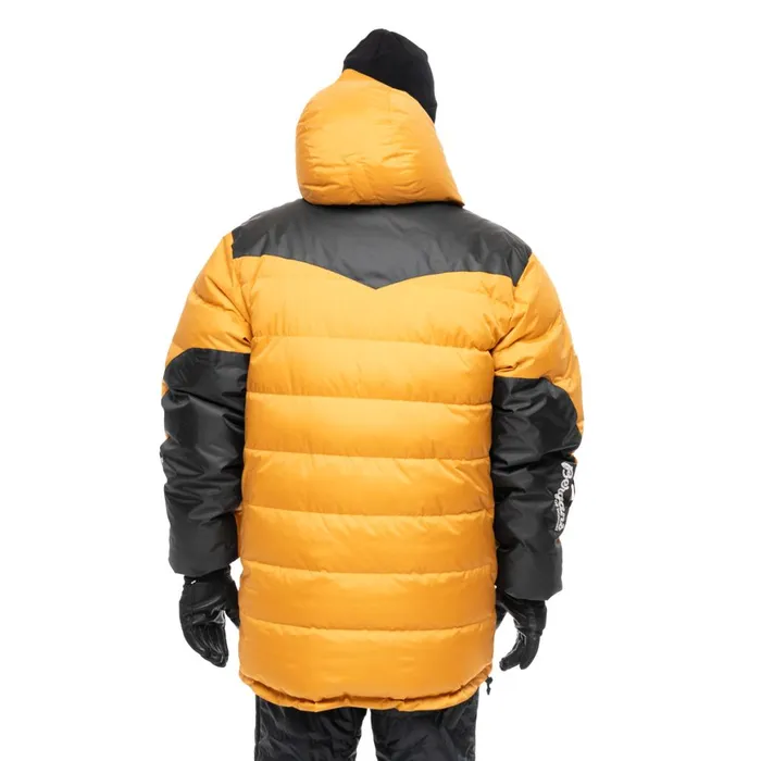 Men Bergans Of Norway Coats And Parkas Expedition Down Unisex Parka Arctic Ocean Yellow Black