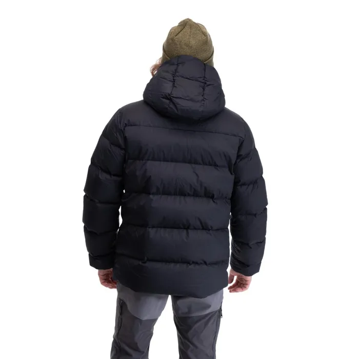 Men Bergans Of Norway Down Jackets Lava Warm Down Jacket WHood Black