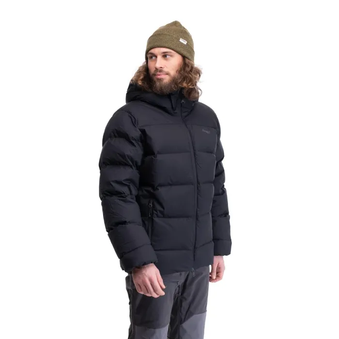 Men Bergans Of Norway Down Jackets Lava Warm Down Jacket WHood Black
