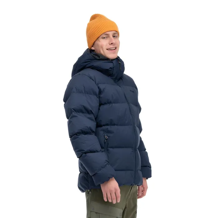 Men Bergans Of Norway Down Jackets Lava Warm Down Jacket WHood Navy